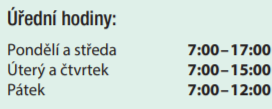 úřední hodiny