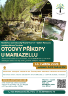 pohled na soutěsku s vodopádem